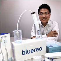 진동을 골라 쓸수 있는 전동칫솔 bluereo S100